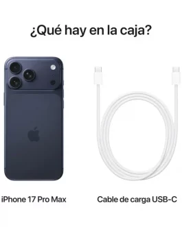 iPhone 17 Pro Max 512GB 5G Azul Oscuro