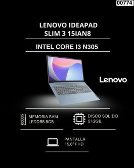 ​Computador Portátil - LENOVO IDEAPAD SLIM 3 15IAN8 - 00774