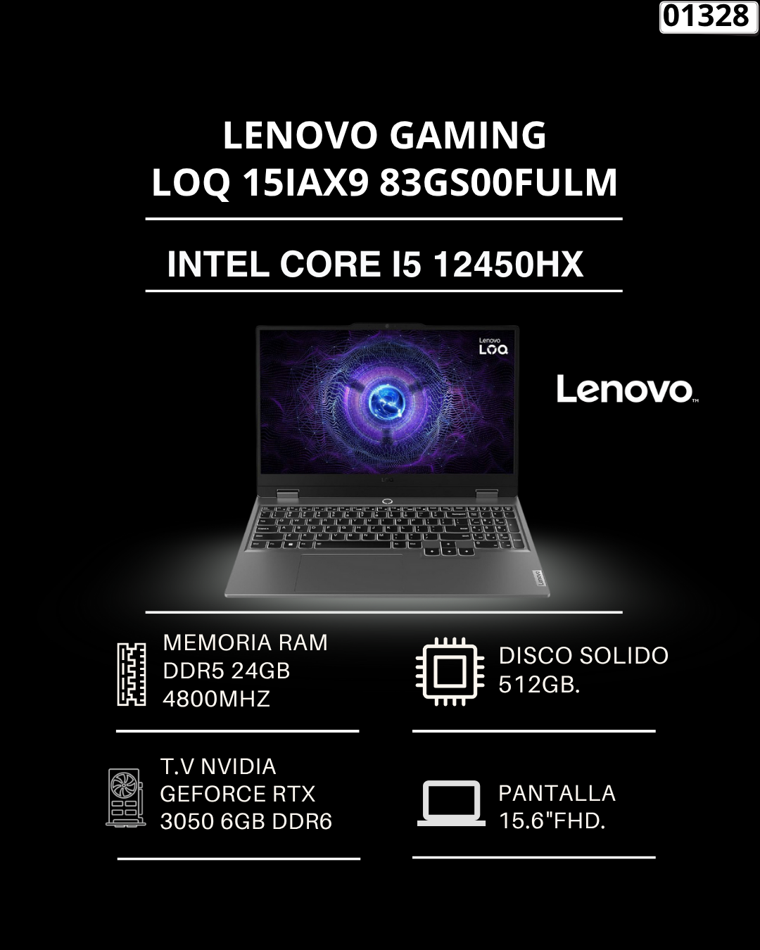 LENOVO GAMING LOQ 83GS00FULM - 01328
