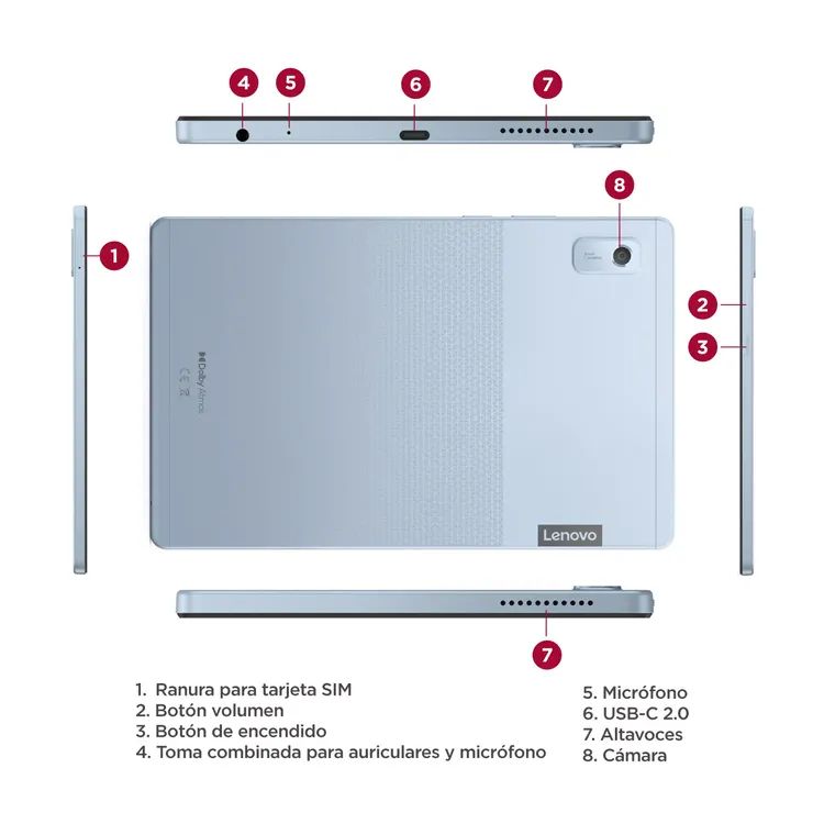 Tab 9" Lenovo M9 128GB LTE - Imagen 6