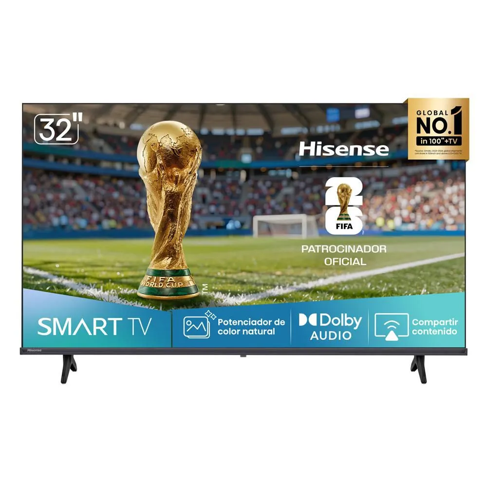 TELEVISOR HISENSE 32" FHD, SMART TV VIDAA, 32A4NV - 01363
